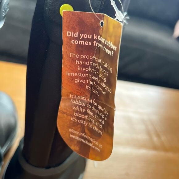 NWT Western Chief Kids Waterproof Neoprene Boots Black Insulated Size US 3 Youth - Picture 8 of 10